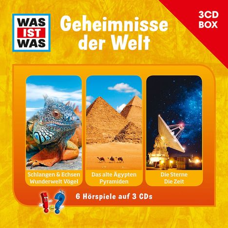 Manfred Baur: Was ist was Hörspielbox: Geheimnisse der Welt, 3 CDs