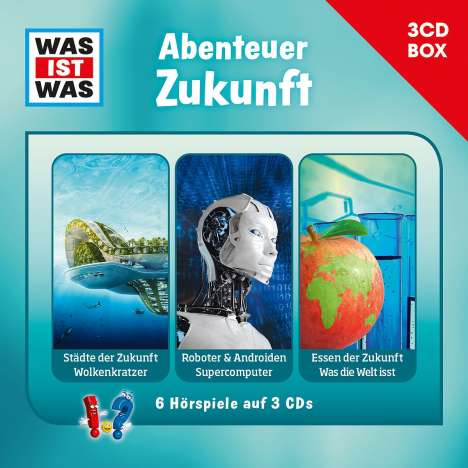 Was Ist Was 3-CD Hörspielbox Vol.11 - Abenteuer Zukunft, 3 CDs