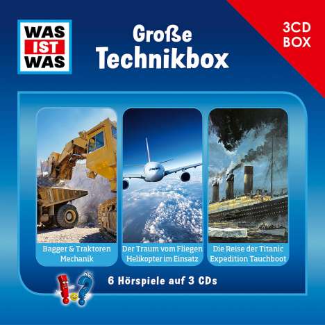 3-CD Hörspielbox Vol. 13 - Große Technik, 3 CDs