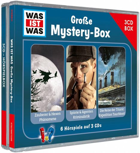 WAS IST WAS 3-CD Hörspielbox. Große Mystery-Box, CD