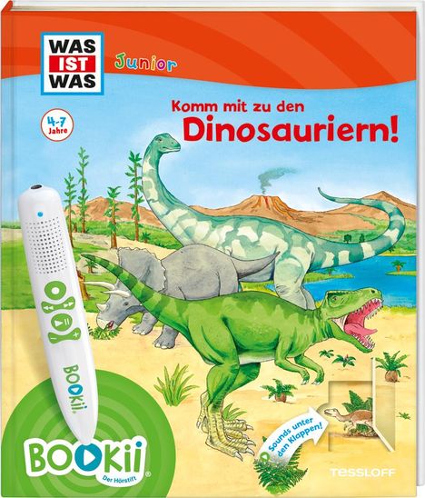 Bärbel Oftring: BOOKii® WAS IST WAS Junior Komm mit zu den Dinosauriern!, Buch
