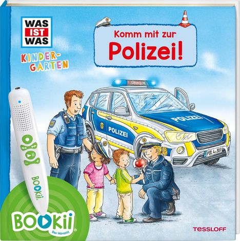 Benjamin Schreuder: BOOKii® WAS IST WAS Kindergarten Komm mit zur Polizei!, Buch