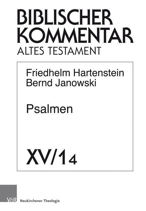 Friedhelm Hartenstein: Hartenstein, F: Psalmen, Buch