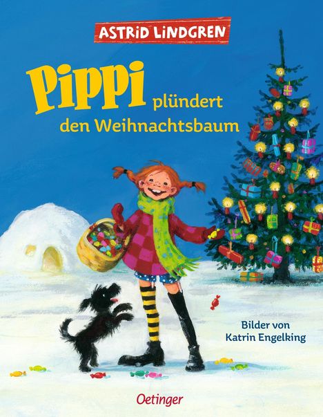 Astrid Lindgren: Pippi plündert den Weihnachtsbaum, Buch