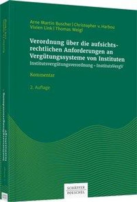 Arne Martin Buscher: Buscher, A: Verordnung aufsichtsrechtli. Anford.Vergütungss., Buch
