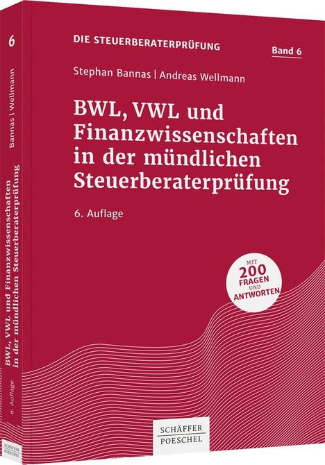 Stephan Bannas: BWL, VWL und Finanzwissenschaften in der mündlichen Steuerberaterprüfung, Buch