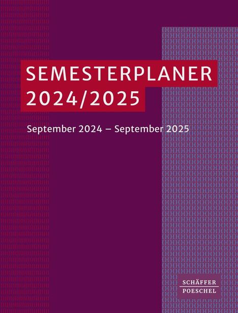 Semesterplaner 2024/ 2025, Buch