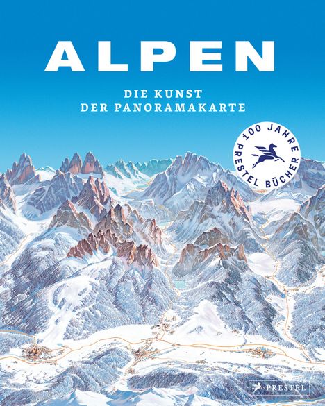 Tom Dauer: Alpen. Die Kunst der Panoramakarte, Buch