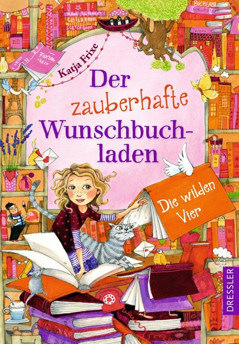 Katja Frixe: Der zauberhafte Wunschbuchladen 4. Die wilden Vier, Buch