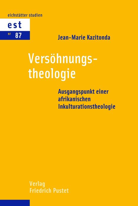 Jean-Marie Kazitonda: Versöhnungstheologie, Buch