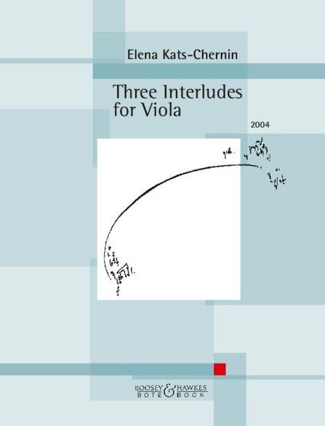 Three Interludes for Viola., Buch