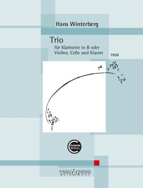 Hans Winterberg: Trio. Partitur und Stimmen, Buch