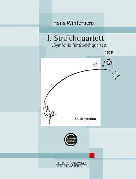 Hans Winterberg: I. Streichquartett, Buch