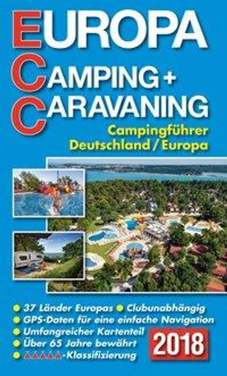 ECC-Europa Camping- + Caravaning-Führer 2018, Buch