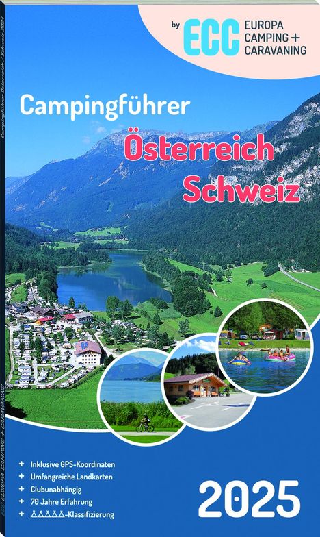 ECC Campingführer Österreich / Schweiz 2025, Buch