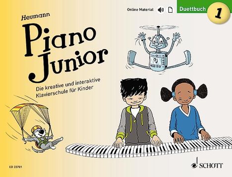 Hans-Günter Heumann: Piano Junior: Duettbuch 1, Buch
