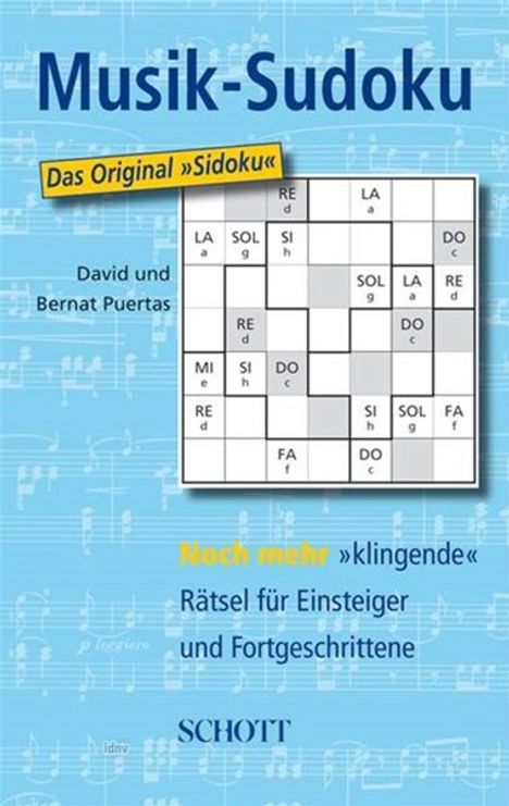 David Puertas: Musik-Sudoku. Nr.3, Buch