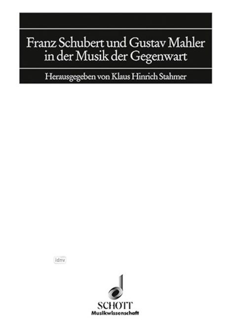 Franz Schubert und Gustav Mahler in der Musik der Gegenwart, Buch