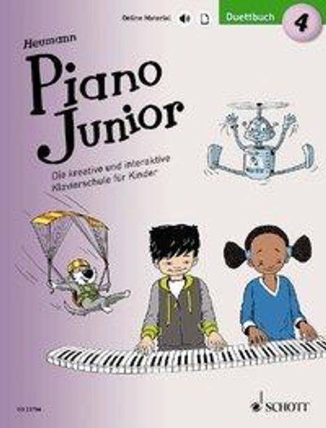 Hans-Günter Heumann: Heumann, H: Piano Junior: Duettbuch 4, Buch