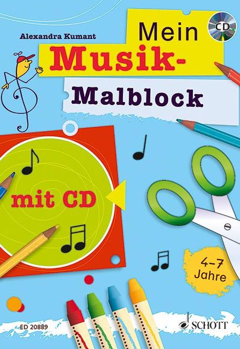 Alexandra Kumant: Mein Musikmalblock, Buch
