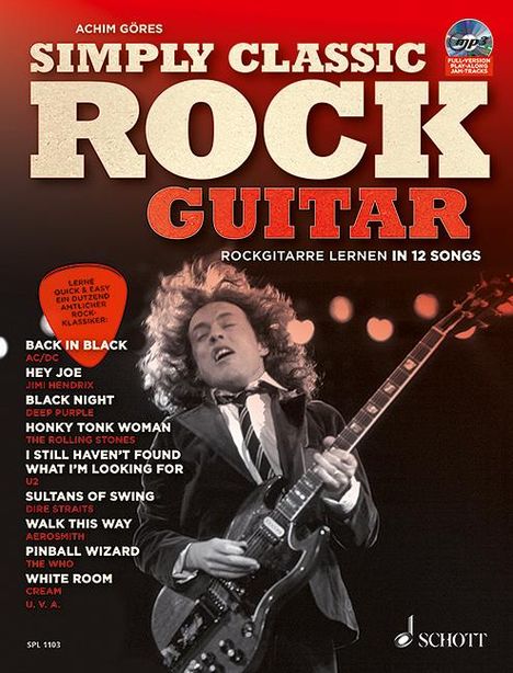 Achim Göres: Simply Classic Rock Guitar, Buch
