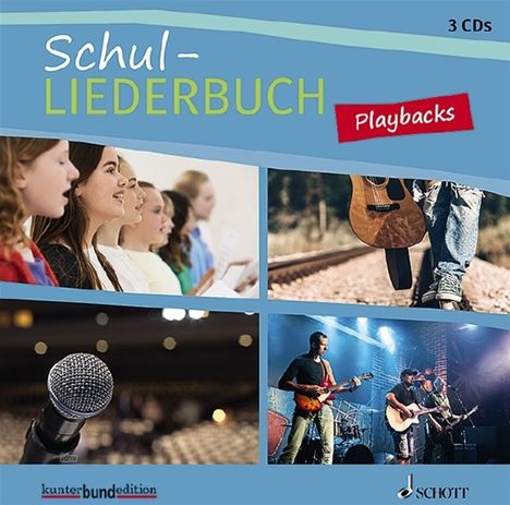 Schul-Liederbuch. Playbacks. 3 CDs., CD