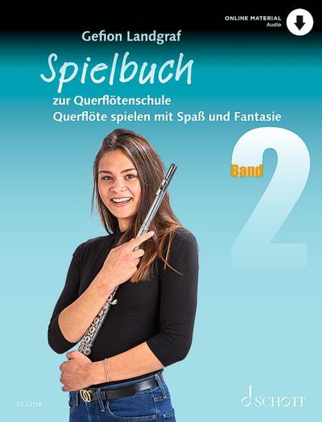 Gefion Landgraf: Querflötenschule Spielbuch 2, Noten