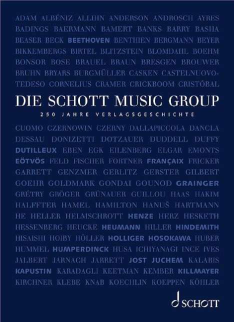Die Schott Music Group, Buch