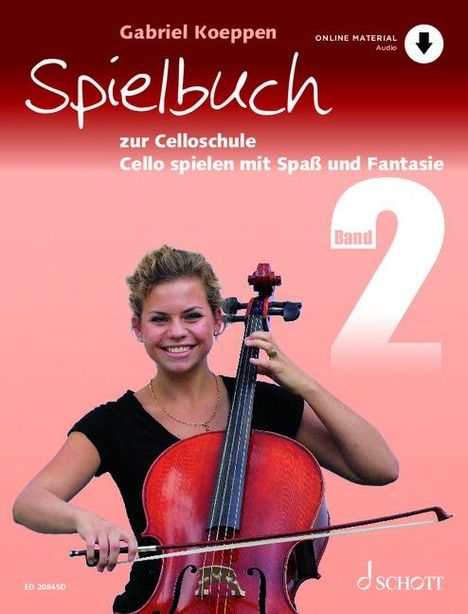 Gabriel Koeppen: Celloschule Band 2. Spielbuch, Buch