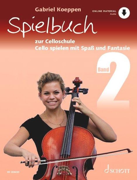 Gabriel Koeppen: Celloschule Band 2. Spielbuch, Buch