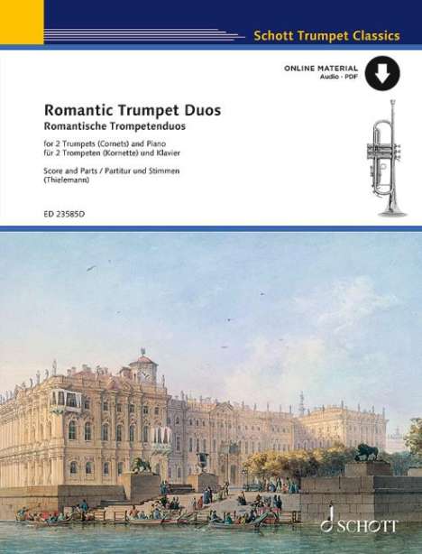 Romantic Trumpet Duos, Buch