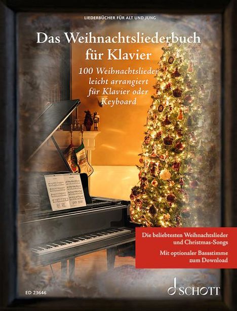 Das Weihnachtsliederbuch für Klavier, Buch