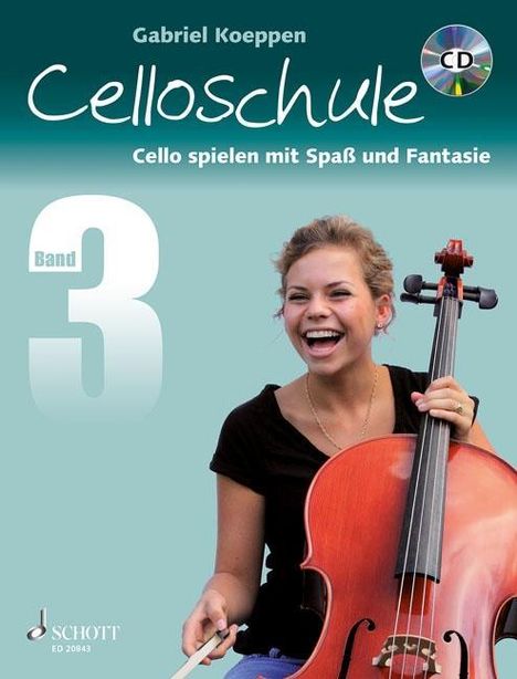 Koeppen, G: Celloschule 3/m. CD, Noten