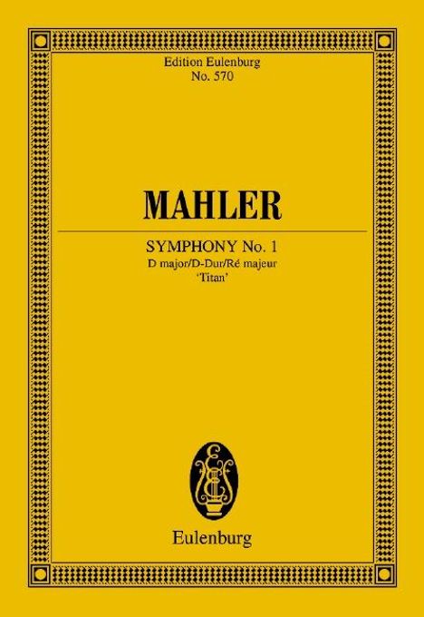 Gustav Mahler: Sinfonie Nr. 1 D-Dur, Noten