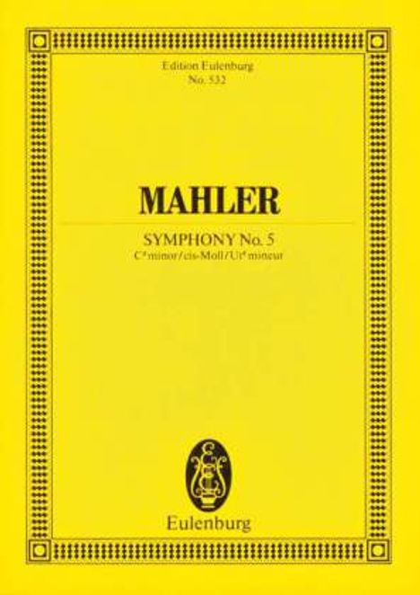Sinfonie Nr. 5 cis-Moll, Partitur, Noten
