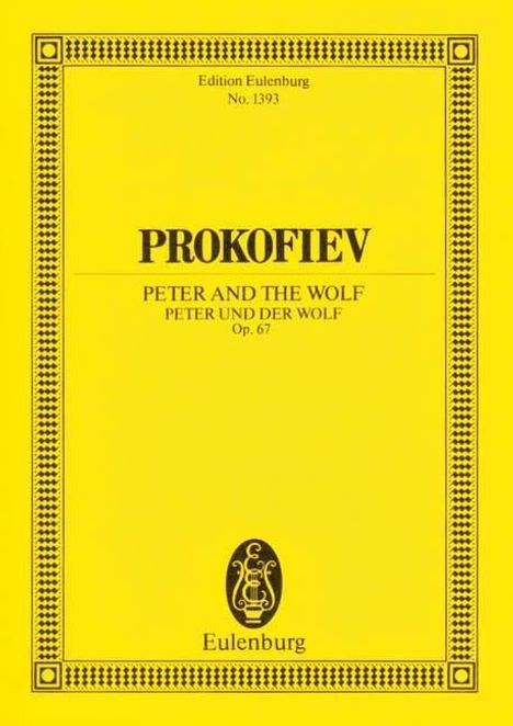 Sergej Prokofjew: Peter und der Wolf, Noten