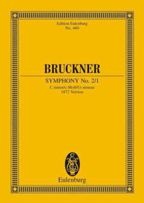 Anton Bruckner: Sinfonie Nr. 2 c-Moll, Partitur, Noten