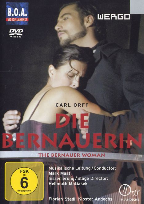Carl Orff - Die Bernauerin, DVD