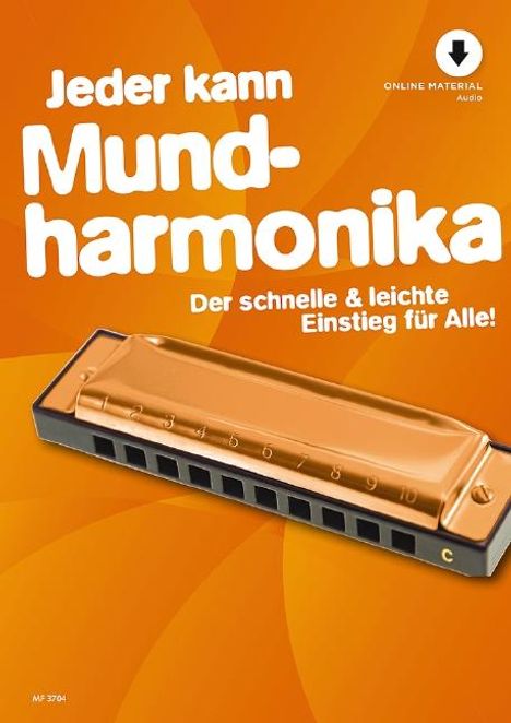 Jeder kann Mundharmonika, Noten