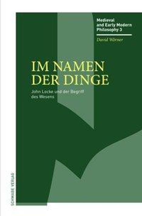 David Wörner: Wörner, D: Im Namen der Dinge, Buch