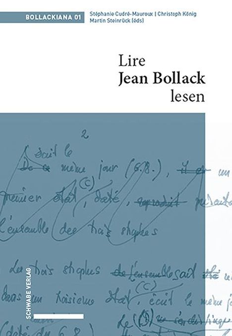 Lire Jean Bollack - Jean Bollack lesen, Buch