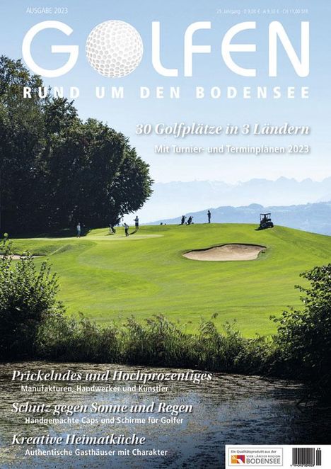 Golfen rund um den Bodensee 2023, Buch