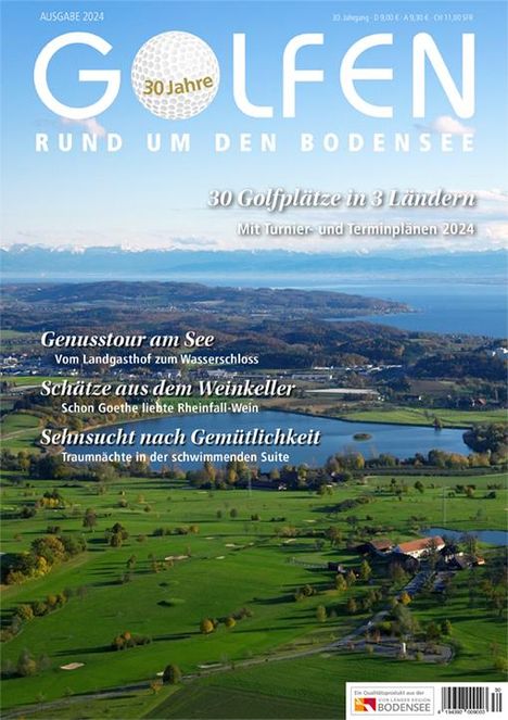 Golfen rund um den Bodensee 2024, Buch
