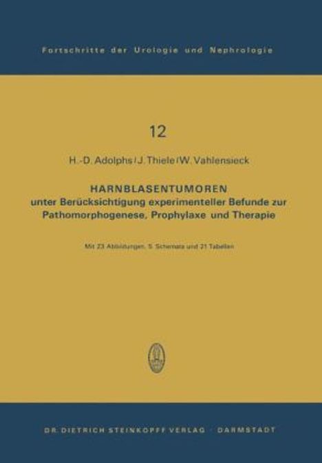 H. -D. Adolphs: Harnblasentumoren, Buch