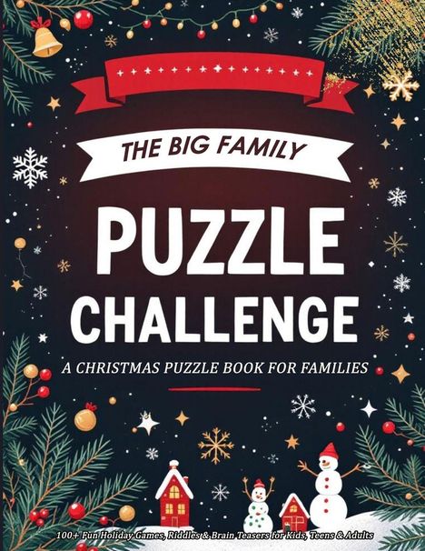 Noel Bright: The Big Family Puzzle Challenge - a Christmas Puzzle Book for Families, Buch