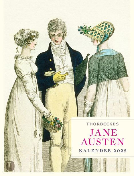 Thorbeckes Jane-Austen-Kalender 2025, Kalender