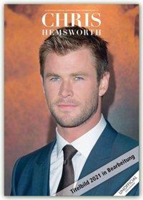 Chris Hemsworth 2021 - A3 Format Posterkalender, Kalender