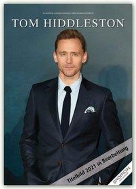 Tom Hiddleston 2021 - A3 Format Posterkalender, Kalender