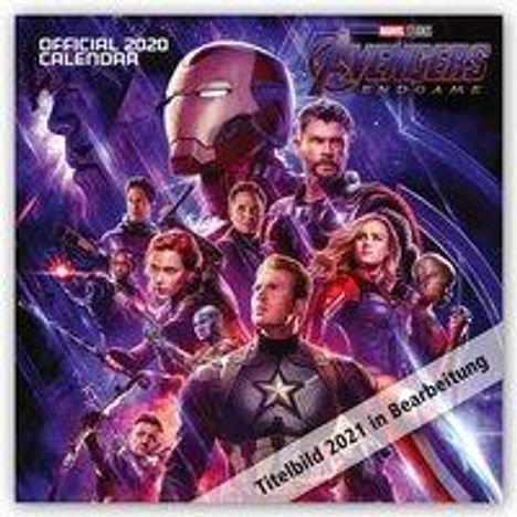 Avengers Infinity War 2021 - 16-Monatskalender, Kalender