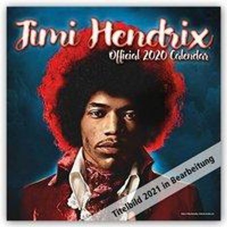 Jimi Hendrix 2021 - 16-Monatskalender, Kalender